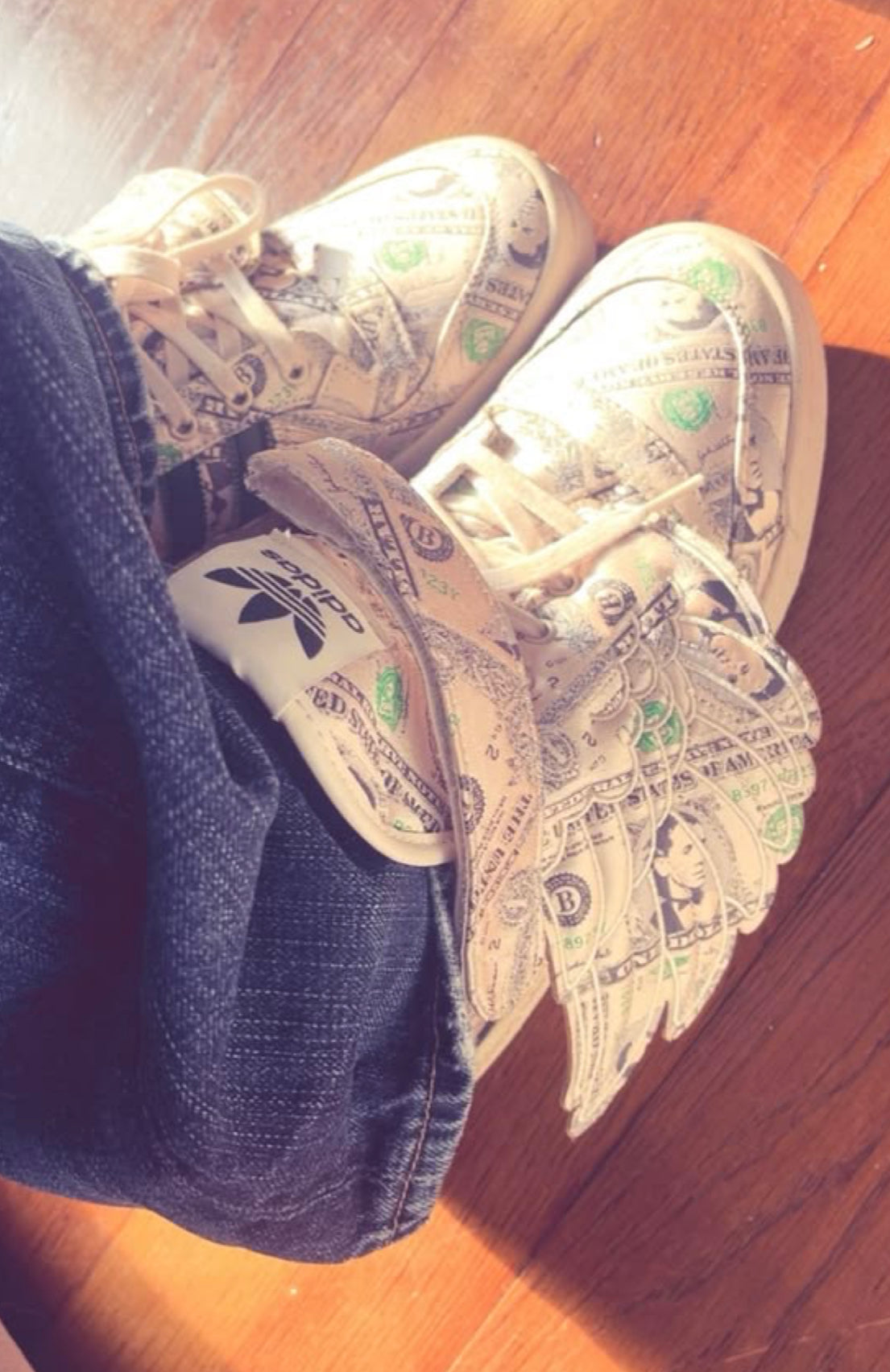 Adidas x Jeremy Scott Strapped High Top Money