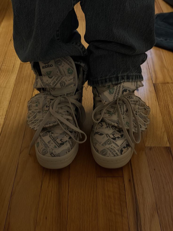 Adidas x Jeremy Scott Strapped High Top Money