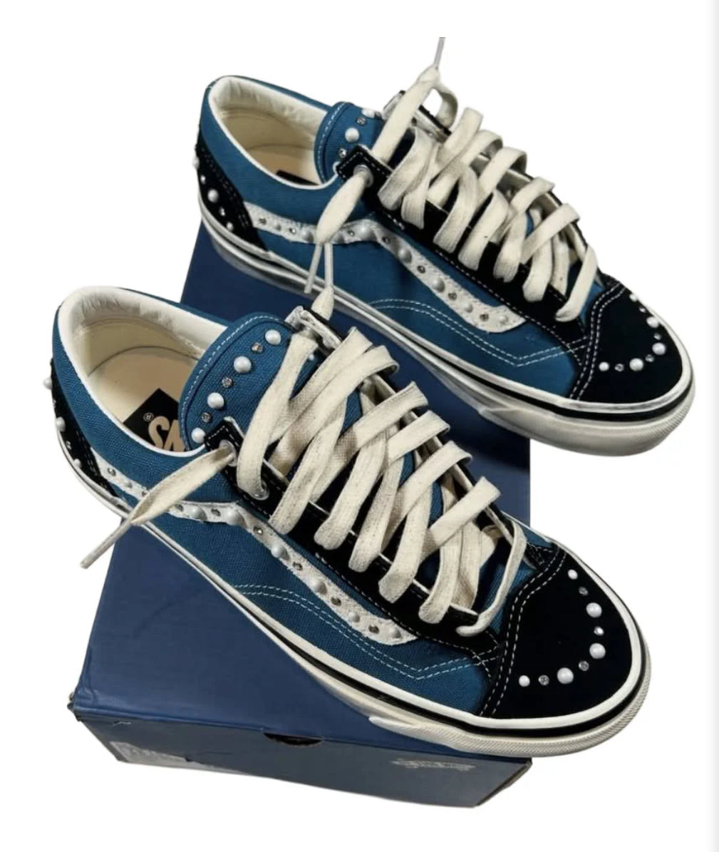 Blue Vans LX Old Skool 36 Pearlized Pack