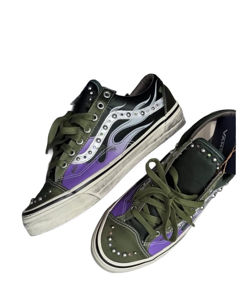 1 of 1 Flame Vans LX Old Skool 36 Pearlized Pack