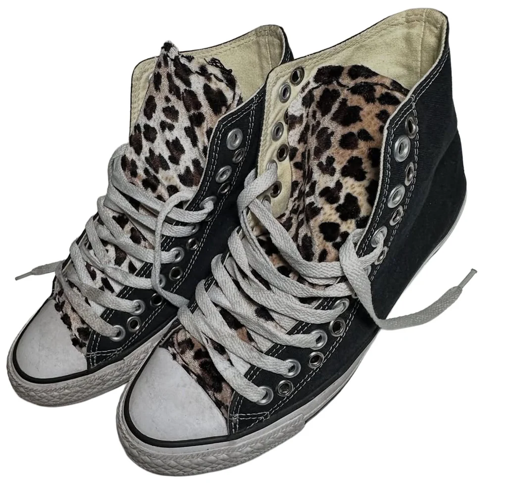 Leopard Print Custom Converse's