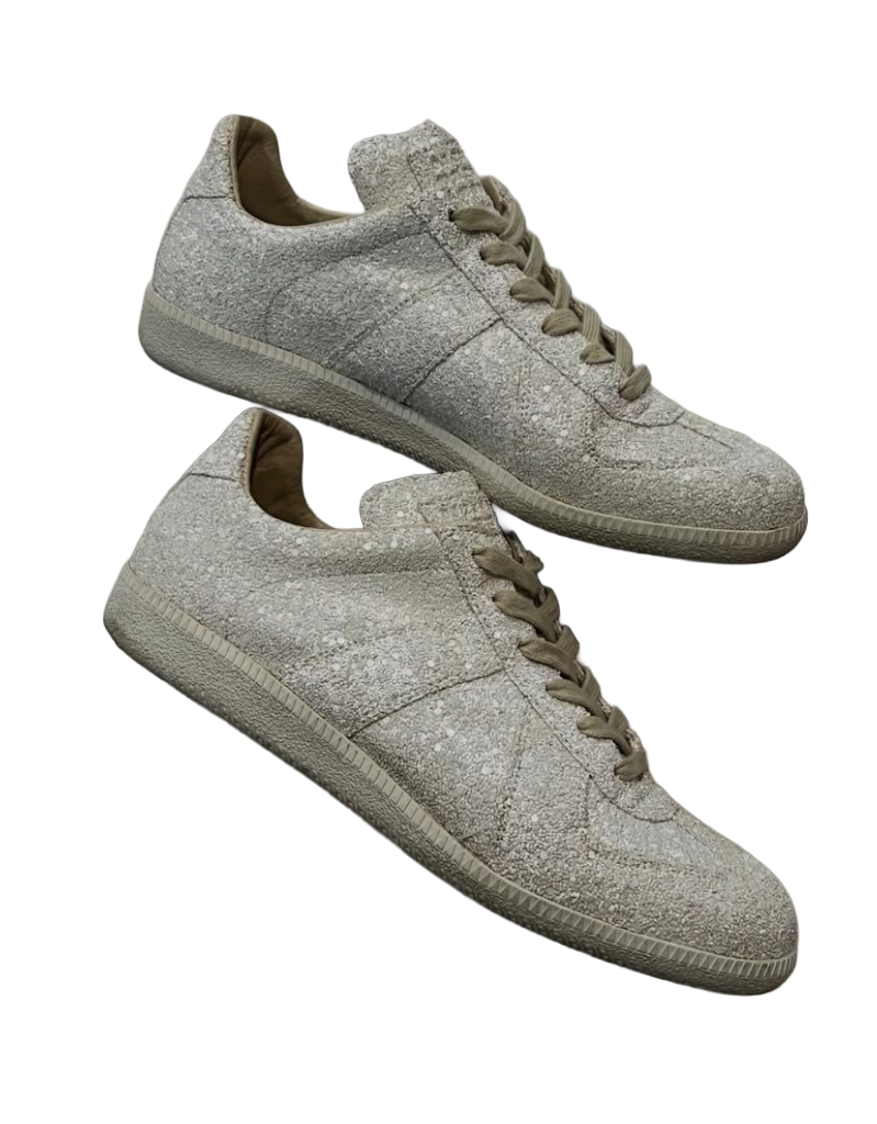 MAISON MARGIELA GAT LOW “WHITE GLITTER” ✨