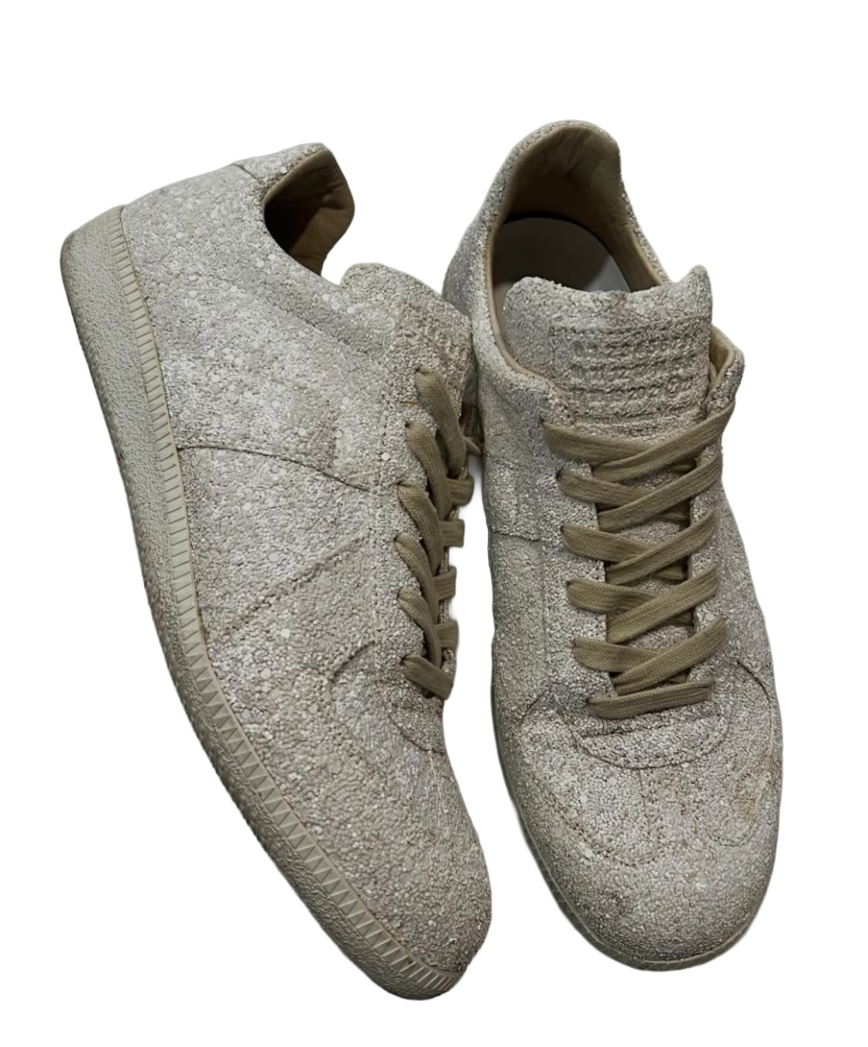 MAISON MARGIELA GAT LOW “WHITE GLITTER” ✨