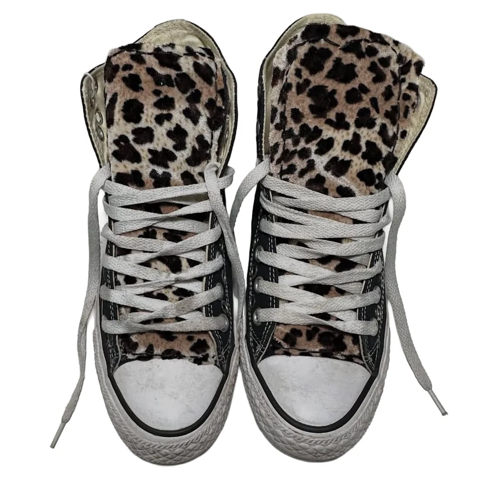 Leopard Print Custom Converse's